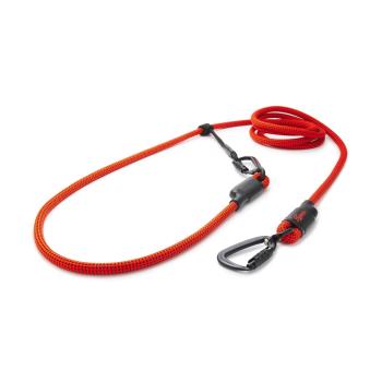 easy-long Hundeleine TWIST Ø11mm - 2,5m - orange mit schwarzen Punkten